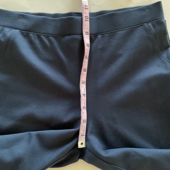 Quince Ultra Stretch Ponte Bootcut Pants Navy Womens S Quite Luxury 33” Inseam - Picture 9 of 11